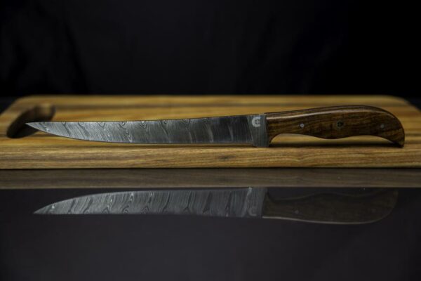 8 inch Flexible Damascus Fillet Knife with Rosewood Handle