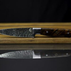 4 1/2 inch Damascus Culinary Utility Knife with Rosewood Handle