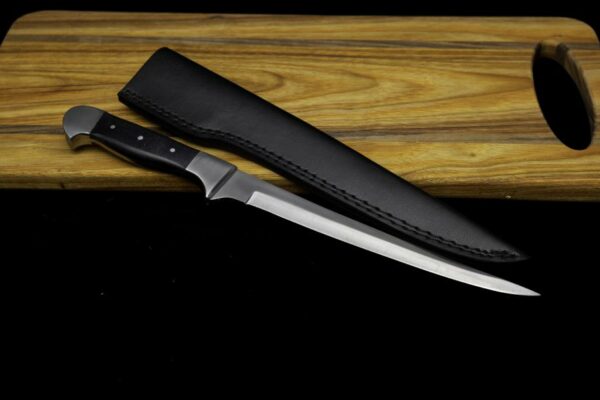 7 1/2 inch D2 Steel Boning Knife with Micarta Handle