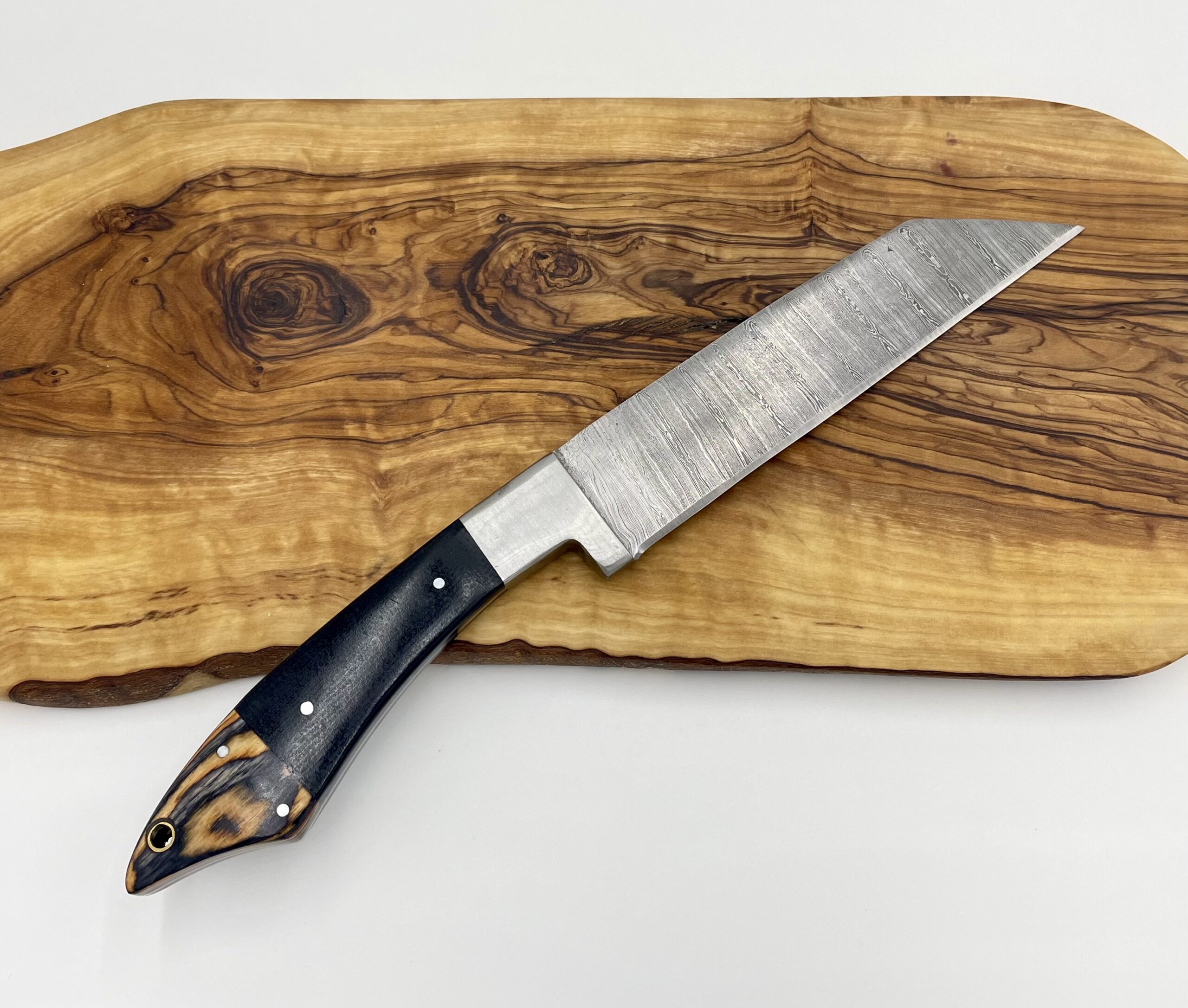 Set of 4 Handmade Damascus Chef Knife With Pakka Wood Handle CF-12 –  eSaleKnives